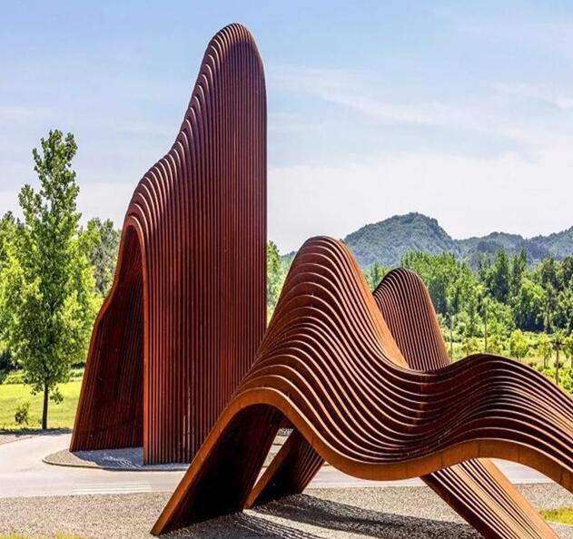 荥阳锈钢板造型