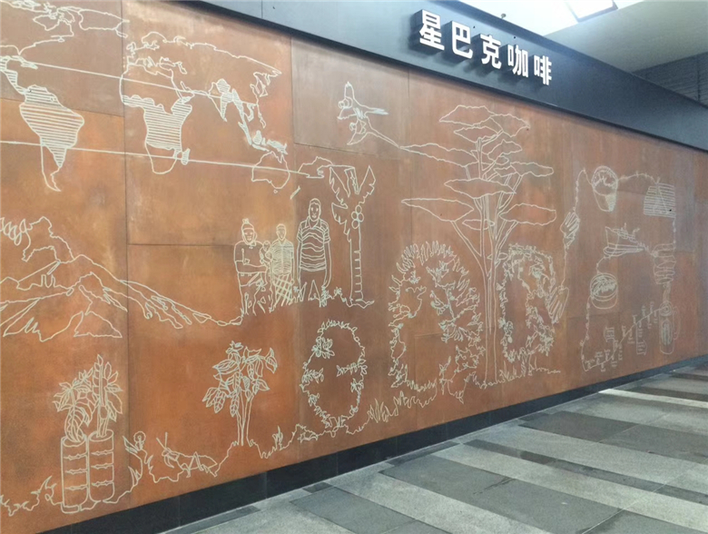 荥阳耐候钢幕墙